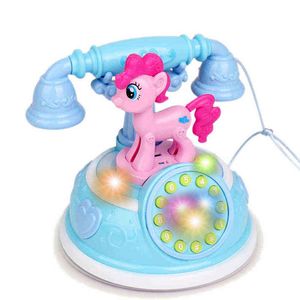 Téléphone rétro pour enfants jouet téléphone éducation précoce histoire Machine bébé téléphone émulé téléphone jouets pour enfants jouets pour bébés G1224