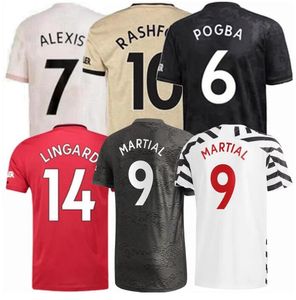 Retro klassieke 18 19 20 21 voetbalshirts Manchester BECKHAM B.FERNANDES CAVANI LINGARD MARTIAL POGBA MATA MAGUIRE ALEXIS LUKAKU SHAW GREENWOOD MATIC voetbalshirt