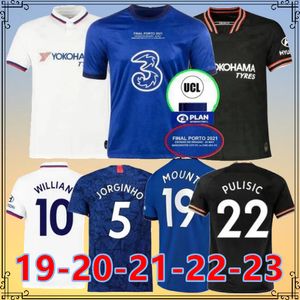 Rétro classique 19 20 21 22 23 maillots de football CFC WERNER JORGINHO RUDIGER HAVERTZ KANTE MENDY T.SILVA PULISIC ZIYECH CHILWELL MOUNT WILLIAN KOVACIC maillot de football