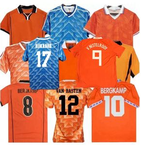 Retro Classic 1988 1996 1998 2000 2002 2008 2014 Pays-Bas Jerseys Soccer Sneijder Robben V.Persie Bergkamp Cruyff Gullit Van Basten V.Sistelrooy Football Shirt