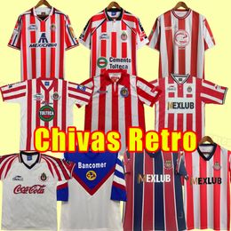 Retro Classic Chivas Regal Soccer Jerseys Guadalara voetbalshirt 00 01 88 89 95 96 97 98 99 2003 2008 2000 2001 1988 1989 1996 1997 100e