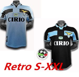 Retro klassieke Lazio voetbalshirts 1989 1990 1998 99 2000 2014 15 18 19 Vieri SALAS MIHAJLOVIC VERON STANKOVIC MANCINI NESTA NEDVED KLOSE vintage voetbalshirt 999