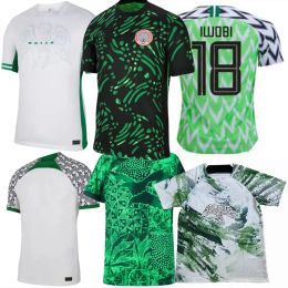 Fans de joueurs classiques Nigeria Osimhen Jerseys 2023 2024 2025 Iwobi Musa Lookman Moses Ndidi Iheanacho Chukwueze sadiq onyeka 18 19 23 24 25 Shirt Football