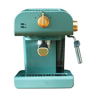 Máquina de café Retro para el hogar, pequeña máquina semiautomática de café expreso comercial con espuma de leche a vapor, máquina de café de extracción de alta presión