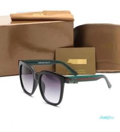 Retro ontwerp dubbele g letter zonnebrillen met originele verpakking buiten antiglare zonnebril strand sunglasse ygigyii3621931