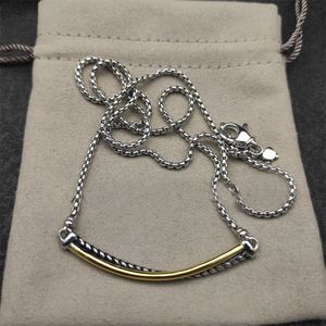 Retro dy vergulde gouden ketting dames gedraaide lange ketting sieraden ontwerper voor mannen premium kabel klassieke gesp man ketting met hanger kruis zh141 B4