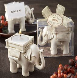 Retro Elephant Tea Light Candeler Candlestick Decoración de la casa de bodas Crafts Topeadores de luz de té BOWL STALIGHT D190117022030434