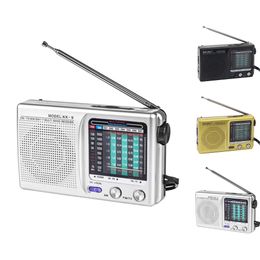 Retro Emergency Radio Full Band Plastic Portable Weather Radio SW AM FM Handheld Weather Radio Batterij aangedreven ingebouwde luidspreker