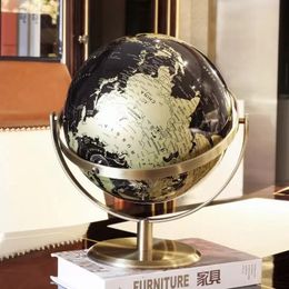 Mapa de globo inglés Retro, decoración del hogar, adornos de escritorio de oficina mundial, decoración educativa para niños, geografía 240129