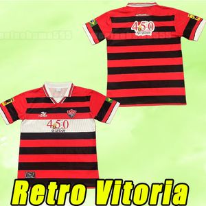 Retro Esporte Clube Vitoria Men 1999 Soccer Jerseys Roberto Jadson Eduardo Santos Home Football Shirts Short Sleeve Uniforms 1999