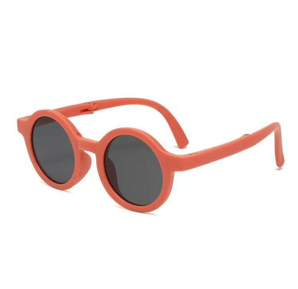 Lunettes de soleil rondes pliables rétro pour enfants Garan Garandi Morandi Style Glêmes de soleil enfants