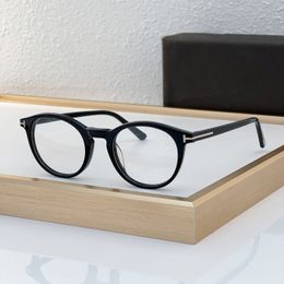 Retro designer zonnebrillen van vrouwen TFS bril frame ooglens voor mannen vrouwen retro platte spiegel gepaarde myopia toms hoge kwaliteit bril met doos 10a