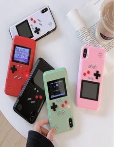 Étui de jeu rétro pour Iphone 11 Pro Xs 10 Max Xr 7 8 Plus écran couleur Gameboy téléphone Case7482405