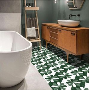 Azulejos verdes retro 200 mm cocina baño pared vitrolite sala de estar balcón jardín cama y desayuno piso antideslizante fondo barco y galera azulejo