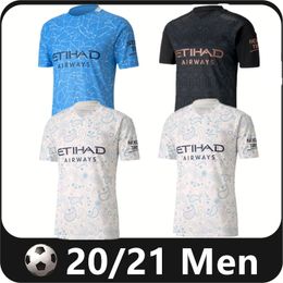 Retro HAALAND voetbalshirts 20 21 DE BRUYNE PHILLIPS MANS CITIES GREALISH STERLING FERRAN MAHREZ MANCHESTERS FODEN 2021 heren voetbalshirt uniformen