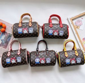 Retro Handtassen Kids Graffiti Kussen Schoudertas Nieuwe Herfst Seniel Prinses Grote Capaciteit Bakken Cross Bags