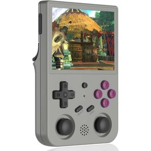 Système de jeu à main rétro avec écran IPS de 3,5 pouces, 64 Go de carte TF préinstallée, 4452 jeux, 5g WiFi, Bluetooth, combats en ligne, jeux de rue - RG3566