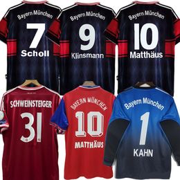 Retro jerseys 92 93 94 95 96 97 98 99 00 01 MARADONA EINDE ELBER Pizarro Scholl Klinsmann Matthaus 10 11 1314 Lizarazu Muller Robben Schweinsteiger Klose Bayernmunich