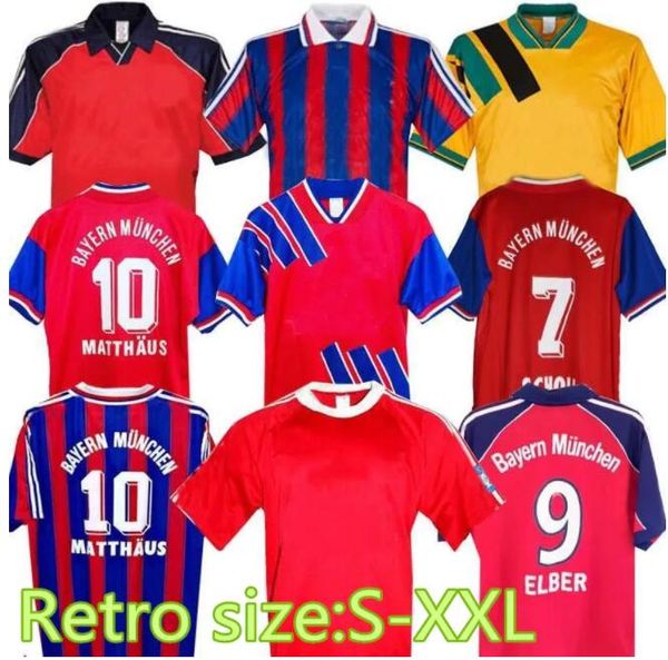 Retro Jerseys 94 95 96 97 98 99 00 01 2010 Maradona Final Elber Pizarro Scholl Klinsmann Matthaus 1997 1999 Lizarazu Muller Robben Schweinsteiger Bayern Munich Munich