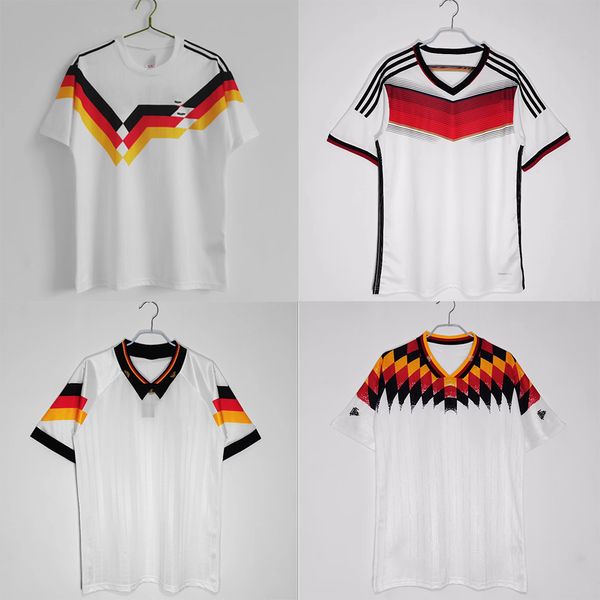 Camisetas retro Camiseta vintage Camisetas de Alemania Camiseta de fútbol Maillot de fútbol 1990 1992 1994 Camiseta de fútbol de manga corta 2014 Camiseta clásica