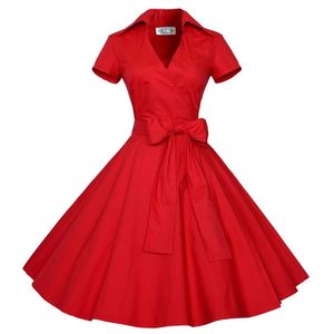 Grande jupe rétro, jupe de mi-longueur la plus vendue d'Amazon, vêtements pour femmes transfrontaliers, robe à pois français de style hepburn des années 50