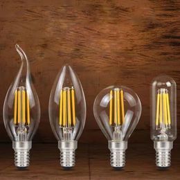 Bulbo de LED retro Vintage Socket Diy Cordete Pendiente Incandescente Bulbo de 220V 110 V Luces de filamento de luces navideñas