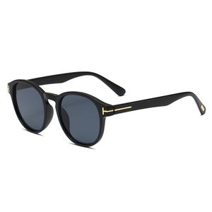 Lunettes de soleil circulaires à imprimé léopard rétro pour hommes conduisant, lunettes TOM résistantes aux UV pour femmes prenant des photos, lunettes de soleil A15