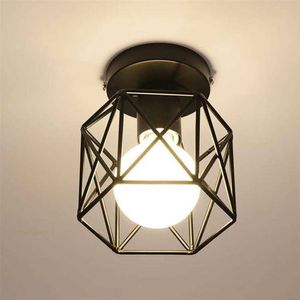 Retro -lichten Vintage Glass Protect Eyes Plafond Spotlights Moderne E27 LED -lamp voor slaapkamer Huis Woonkamer keuken 0209