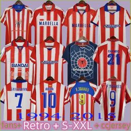 Retro MADRIDS camisetas de fútbol 10 11 13 14 15 94 95 96 97 Atlético vintage F. TORRES Camisetas de fútbol SIMEONE ESNAIDER DAVID VILLA KOKE GODIN DIEGO COSTA FORLAN KUN