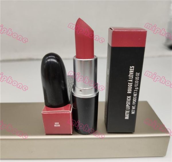 Retro Matte Lipstick Velvet Teddy Lips Makeup Heroine un peu sexy Sin Longlasting étanche.