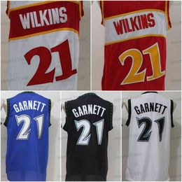 Maillot de basket-ball rétro pour hommes, Kevin Tim, rouge, noir, Duncan Garnett, maillots classiques, blanc, Vintage, Sports de plein air