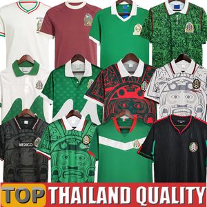 Retro México camisetas de fútbol portero 1970 1985 1986 camiseta de fútbol de México hombres kits 1994 1995 1997 1998 1999 portero Campos 06 10 11 12 Vintage clásico