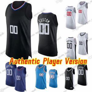 Aangepaste spelerversie Basketbal Leonard Harde n Jerseys AU Stitch George Powell Tucker Zubac Mann Plumlee Westbrook Coffey Brown Hyland Primo Theis Moon Miller