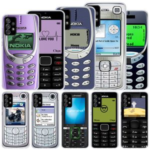 Retro Custodia morbida per telefono cellulare per Samsung Galaxy A52 A53 A54 A32 A34 A22 A24 A12 A14 Copertura del telefono A33 A23 A13 A02S A03S A04S A72
