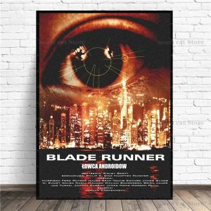 Retro Movie Blade Runner (1982) Classic Sci-Fi Film Poster Canvas Painting Wall Art Pictures Vintage Home Club Cinema Decor Gift