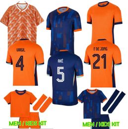 24 25 Retro Nederland 1988 Home Away Soccer Jerseys Van Basten Gullit Koeman Vintage Holland Shirt Classic