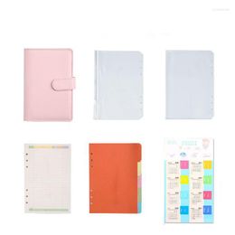 Cuaderno Retro diario Bloc de notas Pu cuero nota libro papelería regalos viajero diario planificadores estudiante manual