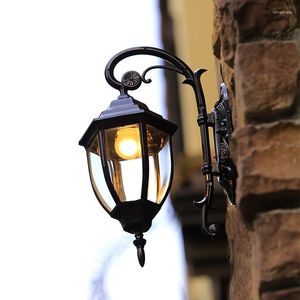 Retro buitenmuur licht buitenste sconce nachtverlichting voor villa tuin deuropening patio vintage veranda lamp e27 waterdicht