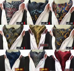 Rétro paisley cravat hommes de luxe hommes formel cosravat style britannique style britannique écharpes écharpes cravate costume cavaliers