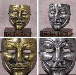 Masques de fête rétro V pour Vendetta, déguisement anonyme Guy Fawkes, accessoire de Costume pour adulte, masque de Cosplay de fête 3167037