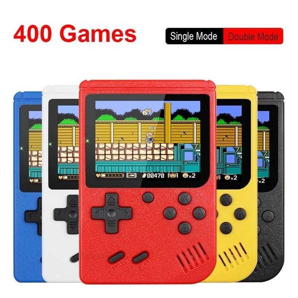 Mini Console de jeu vidéo Portable rétro, 8 bits, écran LCD couleur de 3.0 pouces, lecteur de jeu couleur pour enfants, 400 jeux intégrés z5d