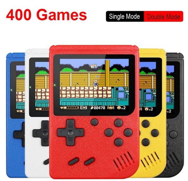 Mini Console de jeu vidéo Portable rétro, 8 bits, écran LCD couleur de 3.0 pouces, lecteur de jeu couleur pour enfants, 400 jeux intégrés z9d