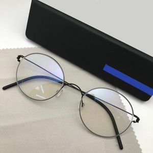 Rétro rond sans vis lunettes lunettes cadre hommes femmes Morten marque Design à la main optique Prescription lunettes 240110