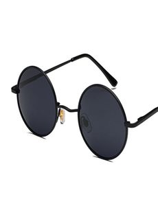 Retro ronde zonnebrillen dames vintage merk tinten mannelijke black metal zonnebril voor vrouwelijke modeontwerpster6757928