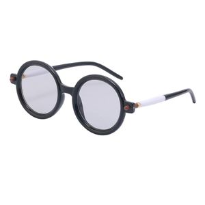 Rétro rond femmes lunettes de soleil cadre mode léopard Champagne lunettes clair Anti-Blu-Ray hommes cadre optique lunettes d'ordinateur