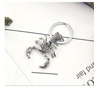 Retro Scorpion Key Chain Men's Domineering Key Pendant peut utiliser Be Birdal ou Christmas Gift