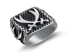 Retro Silver 316 en acier inoxydable Men039 SAUDI ARABIE SING L'épée de la vie Imam Islamic Turkish Ring Zulfiqar Imam Ali7185526