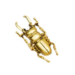 Anneau de coléoptère simulé rétro pour les femmes Vintage Punk Beatles en forme d'insectes anneaux de métal cadeau pour les bijoux 2023 de bijoux 2023