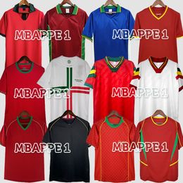 Retro Soccer Jersey Portugals 1966 1972 1969 1996 1997 1998 2000 2002 2004 2006 2010 2012 98 12 16 17 Figo Ronaldo Football Shirt Vintage Costa Pepe Nuno Gomes Deco Nani