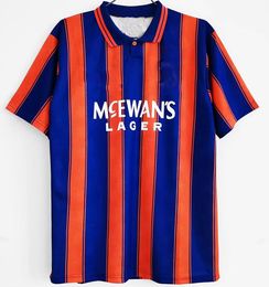 Retro voetbalshirts 1993 1994 1995 1996 Rangers voetbalshirt93 94 95 96 GASCOIGNE LAUDRUP MCCOIST futbol shirts vintage Camisas Uniformen jas thailand shirt